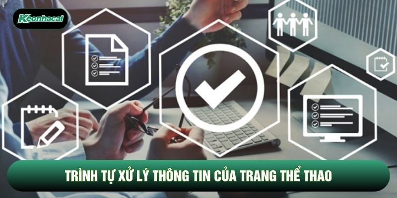 Trình tự xử lý thông tin của trang thể thao Trình tự xử lý thông tin của trang thể thao