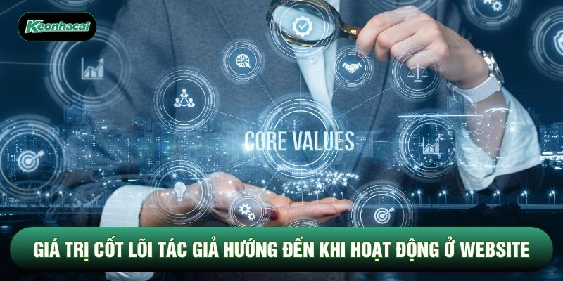 Giá trị cốt lõi mà tác giả hướng đến khi hoạt động ở website Giá trị cốt lõi mà tác giả hướng đến khi hoạt động ở website