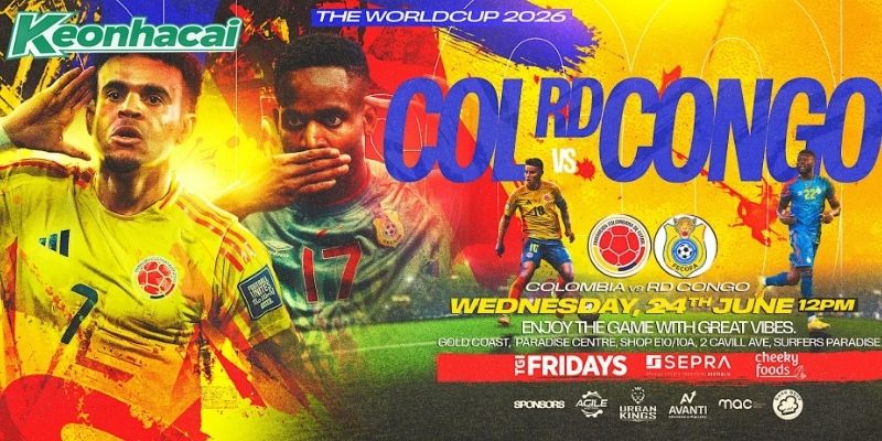 Đây là chương đầu tiên trong lịch sử đối đầu Colombia vs CHDC Congo Đây là chương đầu tiên trong lịch sử đối đầu Colombia vs CHDC Congo