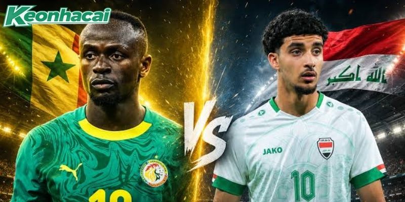 Senegal vs Iraq đang chơi không tốt