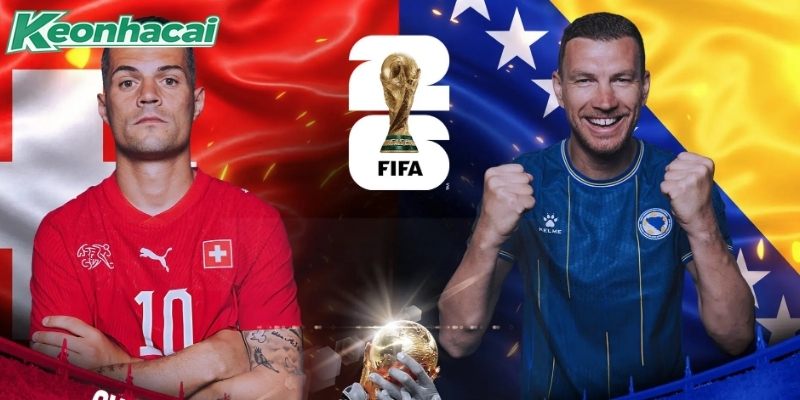 Thụy Sĩ chưa từng đánh bại Bosnia trong trận đấu chính thức