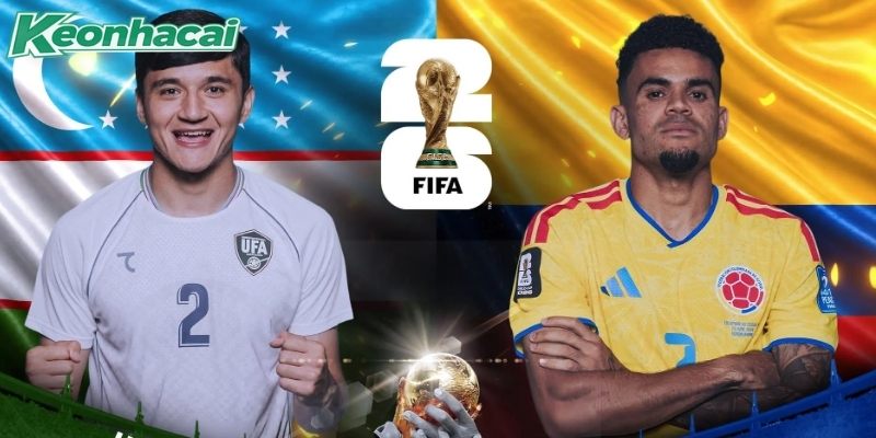 Uzbekistan vs Colombia quyết đấu tại lượt trận mở màn